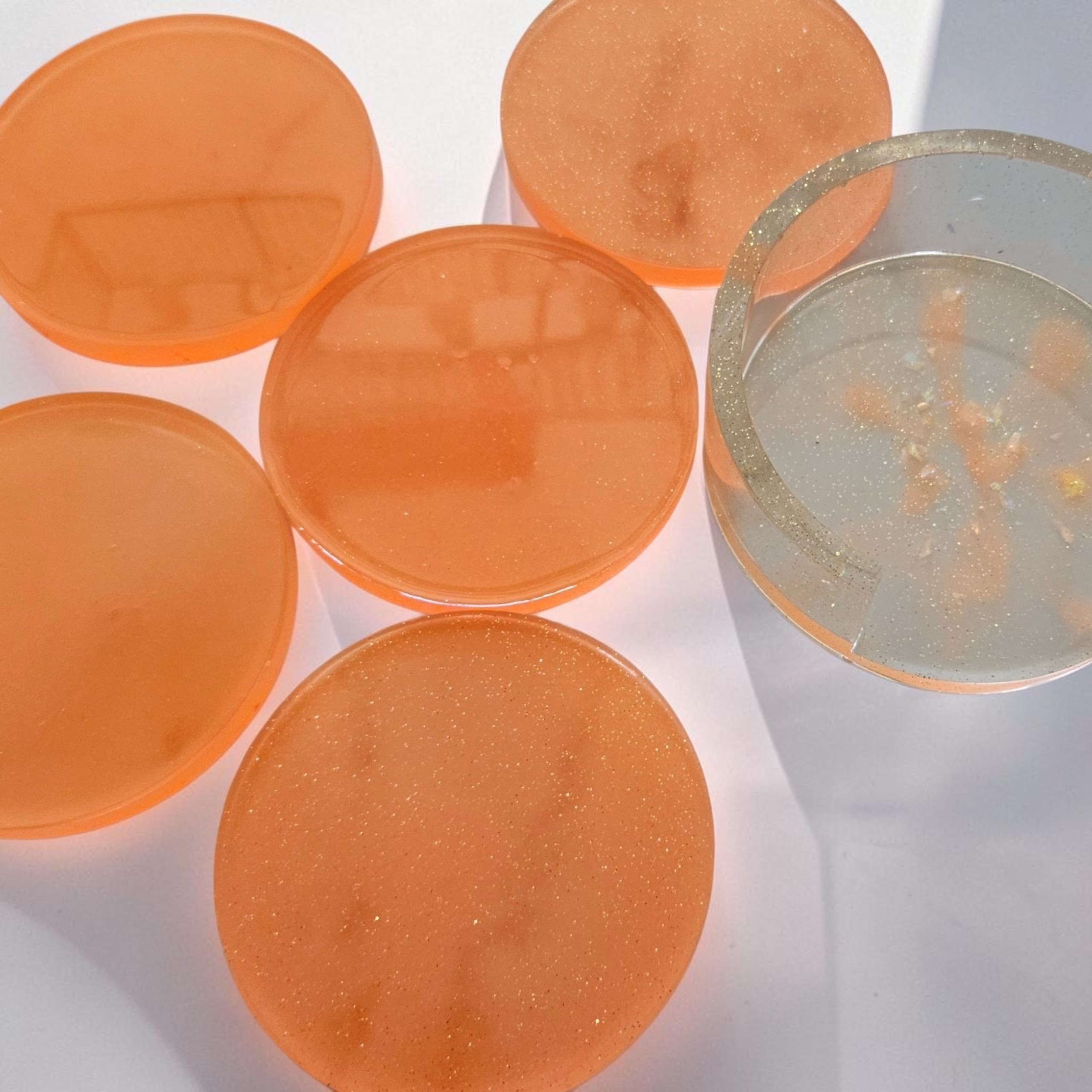 The Kicha Golden Sunset Coaster Set